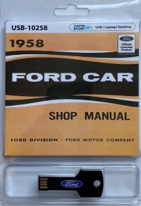USB 1958 Ford Car Shop Manual