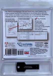 1944 -1952 Ford Passenger Car and Truck Body Parts Catalog