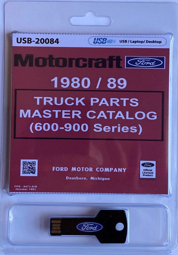 1980/89 Ford Truck Master Parts and Accessories Catalog (600900
