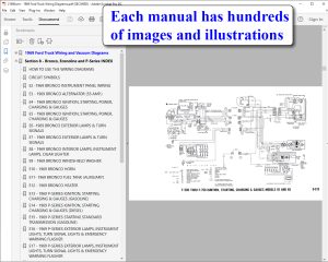 Screenshot for the 1969 Ford Truck Wiring Diagrams (Bronco, Econoline, F100-350 Series)