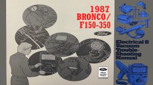 1987 Ford Electrical & Vacuum Trouble-Shooting Manual (EVTM) for Bronco / F150-F350