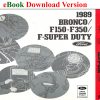 eBook cover of the 1989 Ford Electrical & Vacuum Trouble-Shooting Manual (EVTM) for Bronco / F150-F350 / F-Super Duty