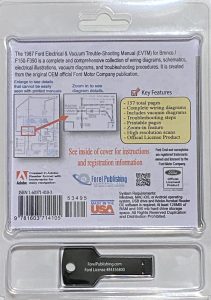 USB version 1987 Ford Electrical & Vacuum Trouble-Shooting Manual (EVTM) for Bronco / F150-F350