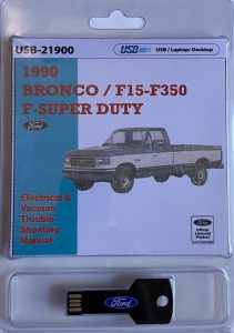 USB Cover 1990 Bronco/F150-350/F-Super Duty Electrical & Vacuum Trouble-Shooting Manual (EVTM)