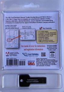 USB Clamshell 1991 Bronco/F150-F350/ F-Super Duty Electrical & Vacuum Trouble-Shooting Manual (EVTM)