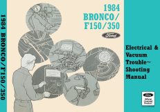 Cover of 1984 Bronco F150/350 Electrical & Vacuum Trouble-Shooting Manual (EVTM)