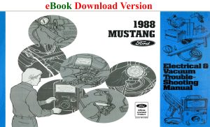 eBook cover for 1988 Mustang Electrical & Vacuum Trouble-Shooting Manual (EVTM)