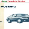 eBook 1992 Mustang Electrical & Vacuum Trouble-Shooting Manual (EVTM)