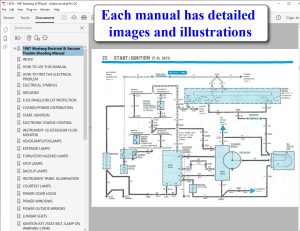 Screenshot of 1987 Mustang Electrical & Vacuum Trouble-Shooting Manual (EVTM)
