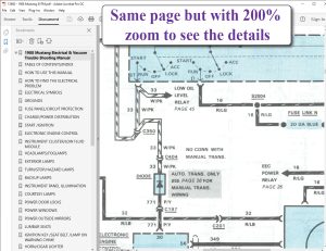 Screenshot for 1988 Mustang Electrical & Vacuum Trouble-Shooting Manual (EVTM)