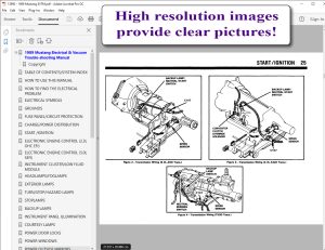 Screenshot 1989 Mustang Electrical & Vacuum Trouble-Shooting Manual (EVTM)