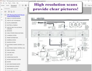 Screenshot 1991 Mustang Electrical & Vacuum Trouble-Shooting Manual (EVTM)