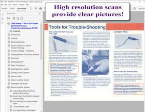 Screenshot of 1980 Bronco F-100/F-350 Courier Electrical & Vacuum Trouble-Shooting Manual (EVTM)