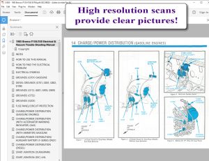 Screenshot 1985 Bronco F150/350 Electrical & Vacuum Trouble-Shooting Manual (EVTM)