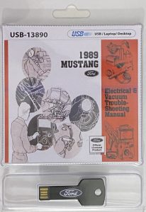 USB 1989 Mustang Electrical & Vacuum Trouble-Shooting Manual (EVTM)