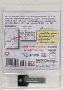 USB 1991 Mustang Electrical & Vacuum Trouble-Shooting Manual (EVTM)