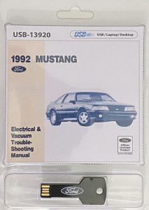 USB 1992 Mustang Electrical & Vacuum Trouble-Shooting Manual (EVTM)