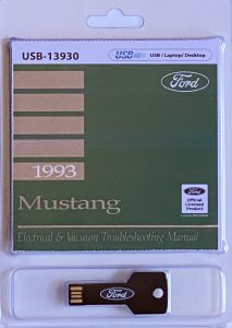 USB version 1993 Mustang Electrical & Vacuum Trouble-Shooting Manual (EVTM)