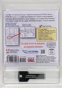 1980 Bronco F-100/F-350 Courier Electrical & Vacuum Trouble-Shooting Manual (EVTM)