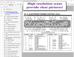 1995 Mustang Electrical & Vacuum Trouble-Shooting Manual (EVTM) screenshot