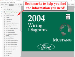 2004 Ford Mustang Wiring Diagrams screenshot