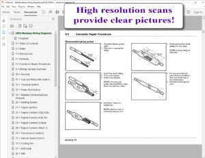 2004 Ford Mustang Wiring Diagrams screenshot