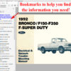 1992 Bronco/F150-F350/ F-Super Duty Electrical & Vacuum Trouble-Shooting Manual (EVTM) screenshot