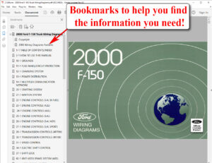 2000 Ford F-150 Truck Wiring Diagrams screenshot