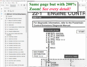 2000 Ford F-150 Truck Wiring Diagrams screenshot