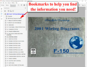 2001 Ford F-150 Truck Wiring Diagrams screenshot