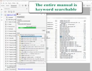 2002 Ford F-150 Truck Wiring Diagrams screenshot