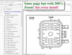 2002 Ford F-150 Truck Wiring Diagrams screenshot