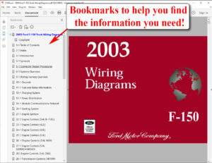 2003 Ford F-150 Truck Wiring Diagrams screenshot