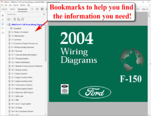 2004 Ford F-150 Truck Wiring Diagrams screenshot
