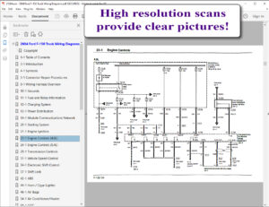 2004 Ford F-150 Truck Wiring Diagrams screenshot