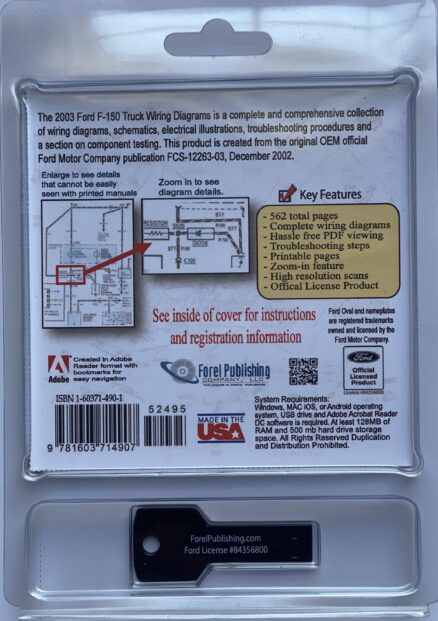 2003 Ford F-150 Truck Wiring Diagrams USB