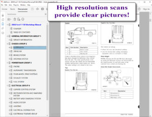 Screenshot 2004 Ford F-150 Truck Workshop Manual
