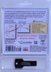 USB clamshell cover 2000 Ford F-150 Truck Workshop Manual