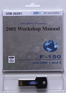 USB clamshell cover 2001 Ford F-150 Truck Workshop Manual
