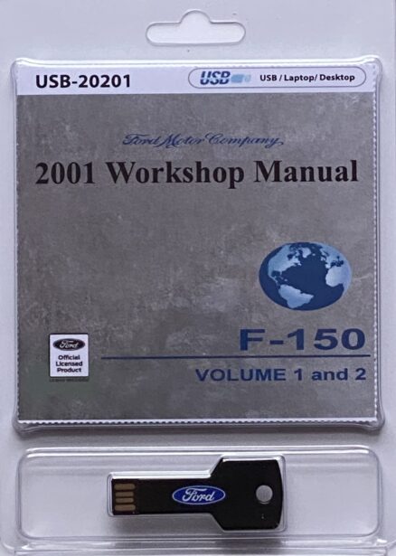 USB clamshell cover 2001 Ford F-150 Truck Workshop Manual