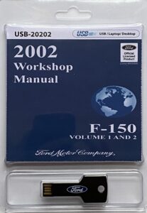 USB clamshell cover 2002 Ford F-150 Truck Workshop Manual
