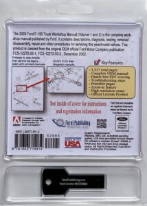USB clamshell cover 2003 Ford F-150 Truck Workshop Manual